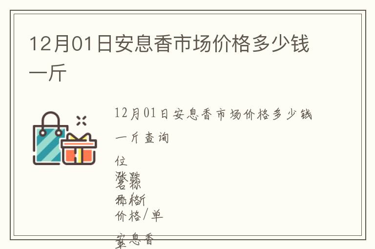 12月01日安息香市場價格多少錢一斤